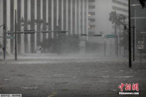 气候变化致海面上升 美佛州未来几十年或被淹没
