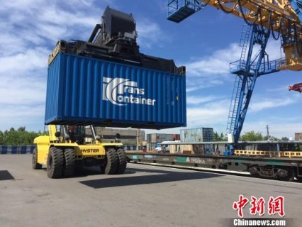 大连港中欧回程班列货运量大幅增长
