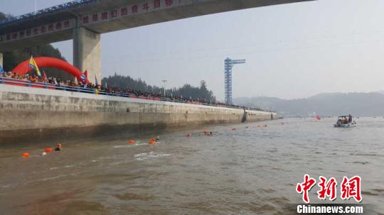 冬泳爱好者们以奋勇拼搏的姿态,翻开了新年新篇章 潘沁文 摄 冬泳爱好者们以奋勇拼搏的姿态,翻开了新年新篇章 潘沁文 摄