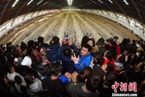 秦始皇帝陵博物院2017年接